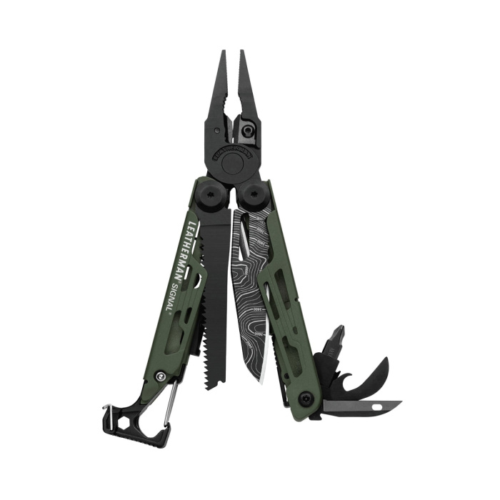 Narzędzie wielofunkcyjne Multitool Leatherman Signal - Green Topo (832692)